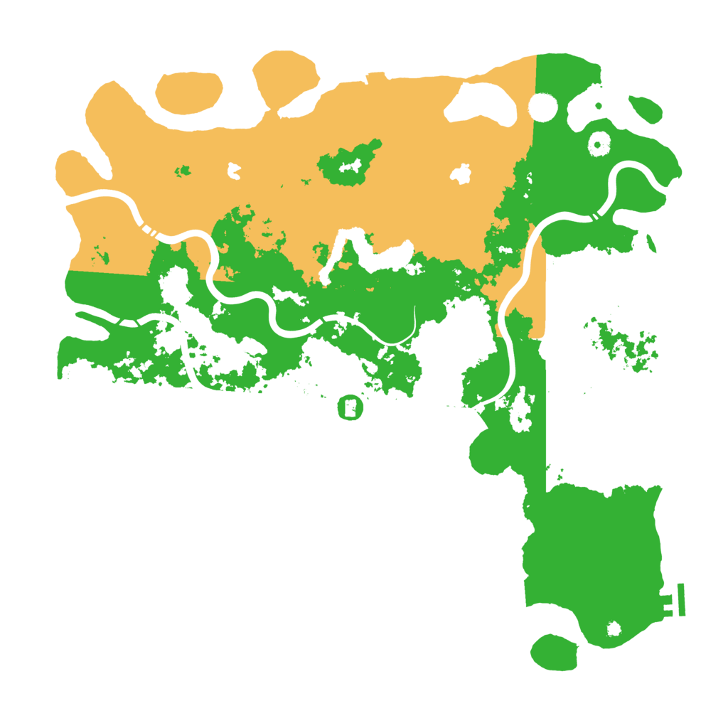 Biome Rust Map: Procedural Map, Size: 4500, Seed: 1635243895
