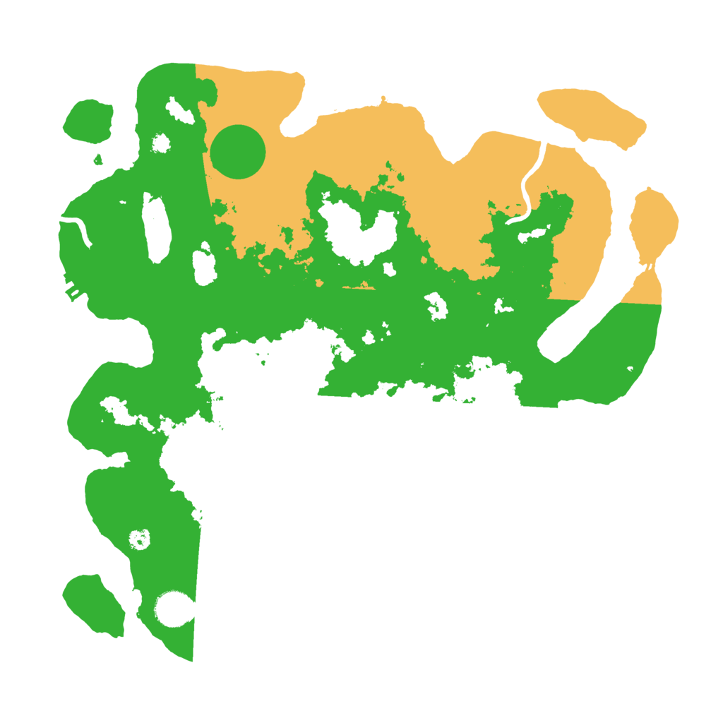 Biome Rust Map: Procedural Map, Size: 3500, Seed: 6084062