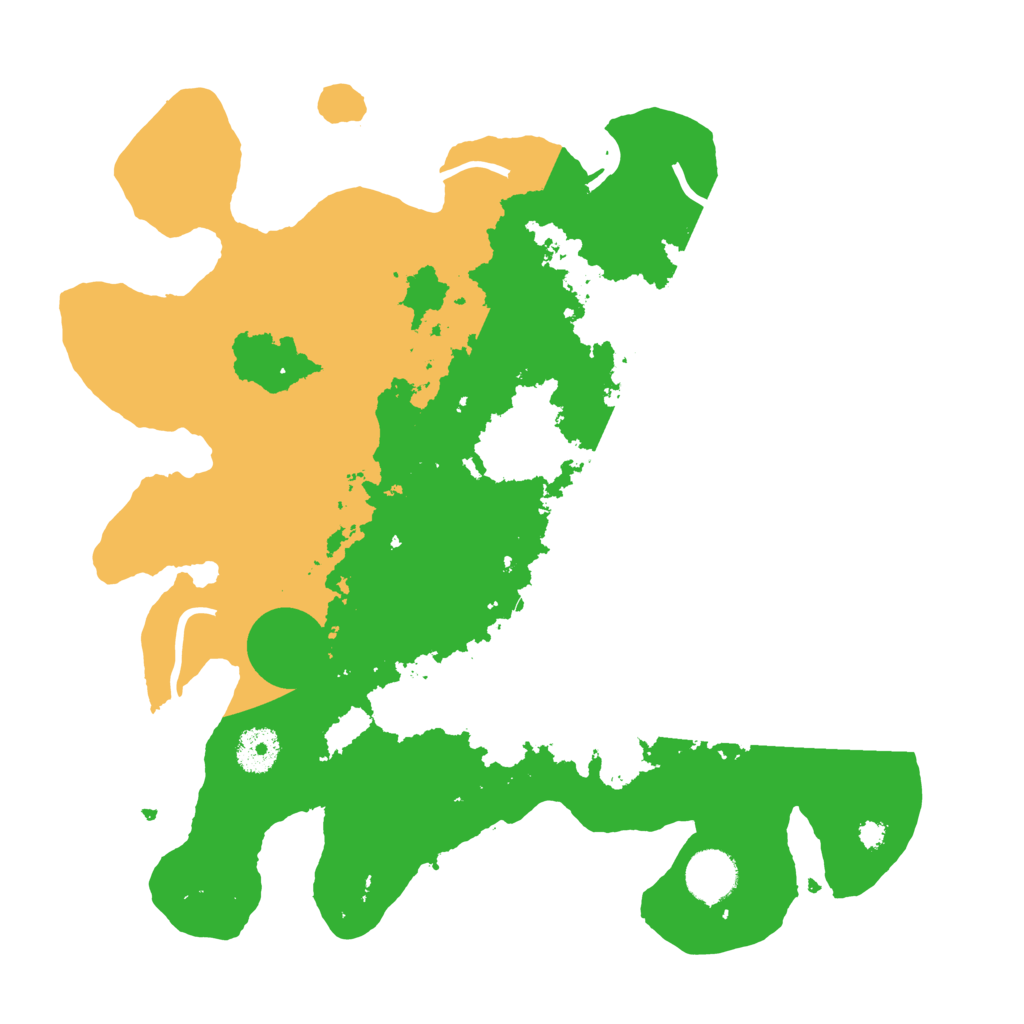 Biome Rust Map: Procedural Map, Size: 3500, Seed: 64251