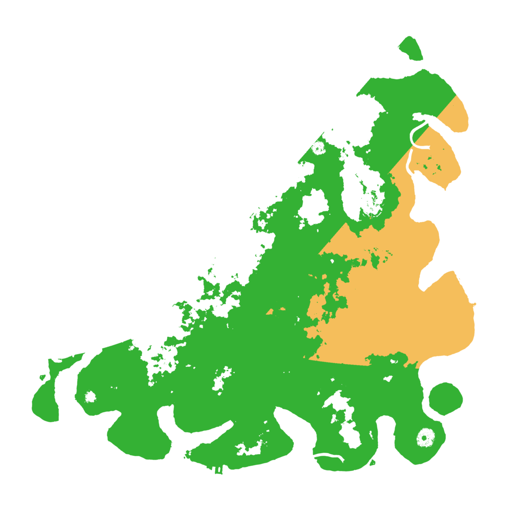 Biome Rust Map: Procedural Map, Size: 4100, Seed: 211318