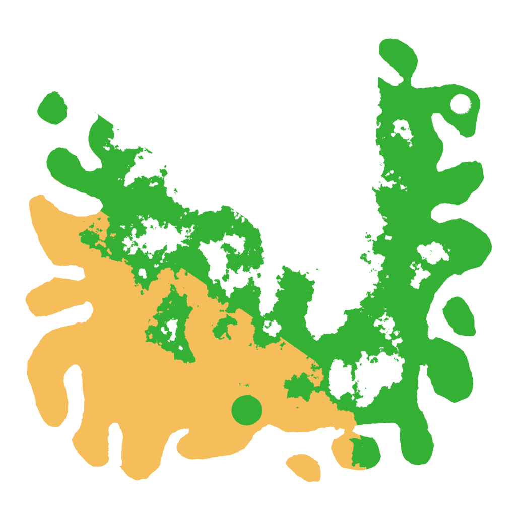 Biome Rust Map: Barren, Size: 4500, Seed: 1947457