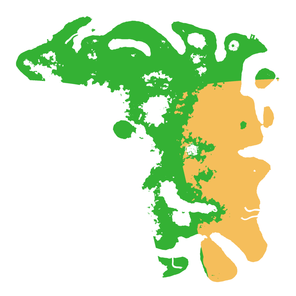 Biome Rust Map: Procedural Map, Size: 4300, Seed: 2052957512