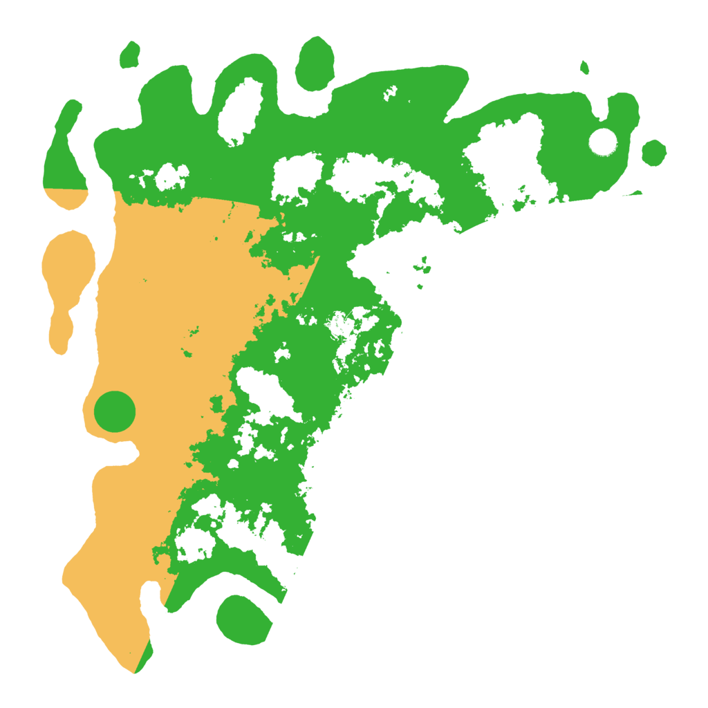Biome Rust Map: Barren, Size: 4500, Seed: 418889
