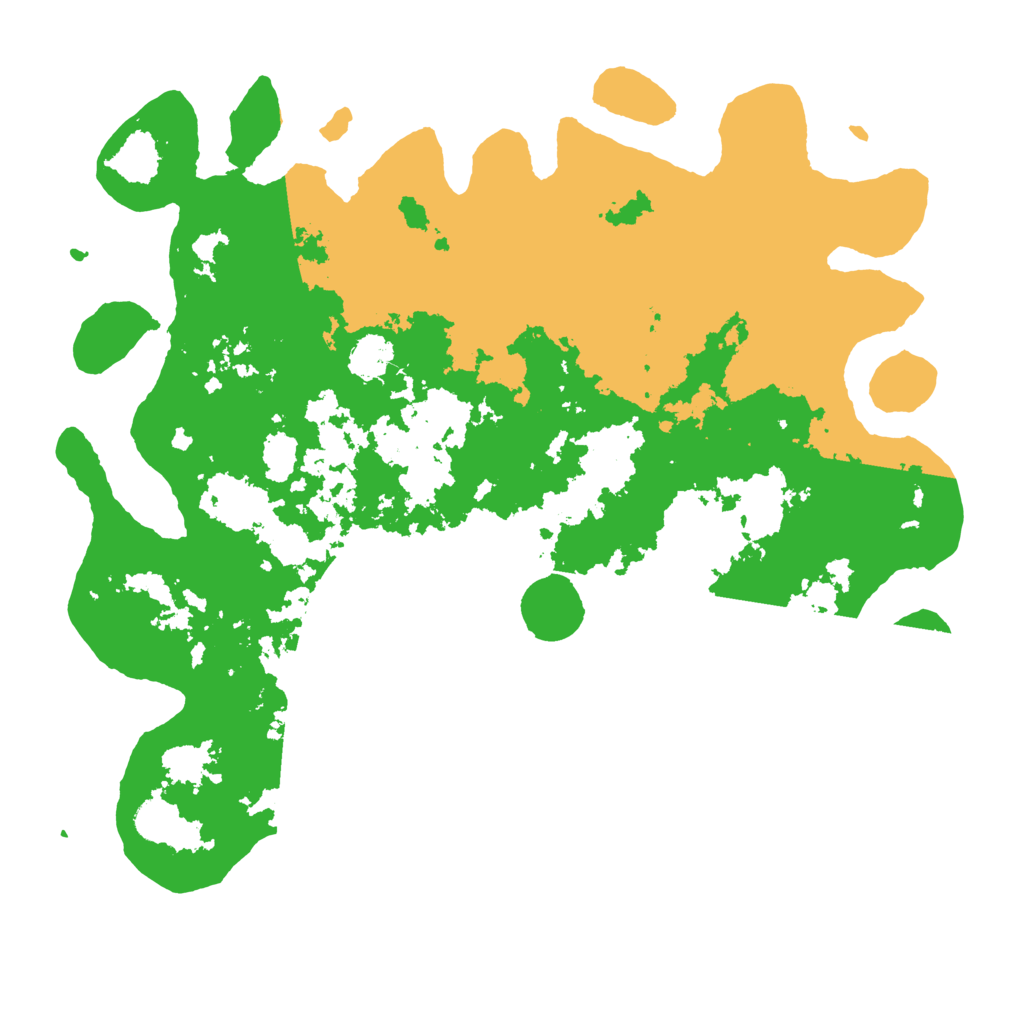 Biome Rust Map: Barren, Size: 4500, Seed: 2456436