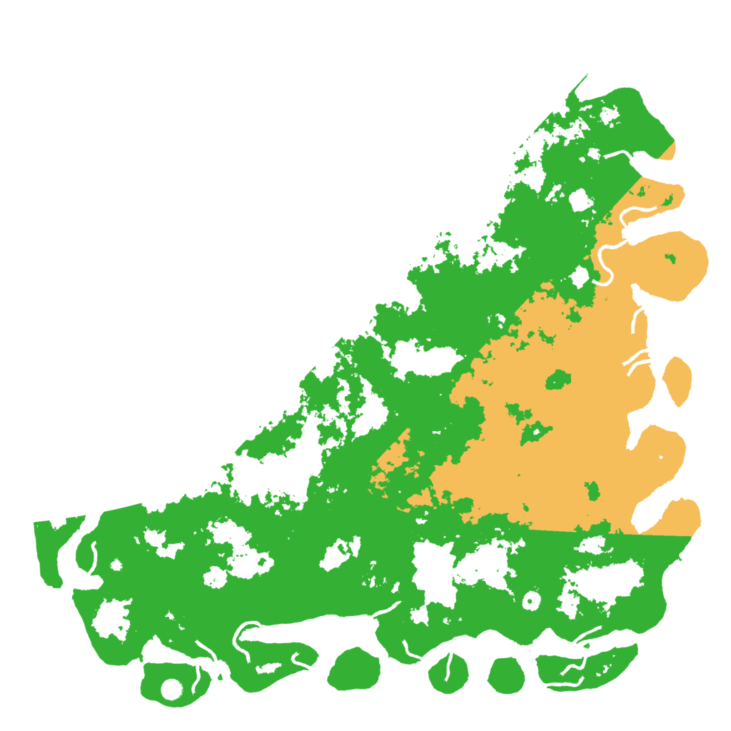 Biome Rust Map: Procedural Map, Size: 6000, Seed: 504432379