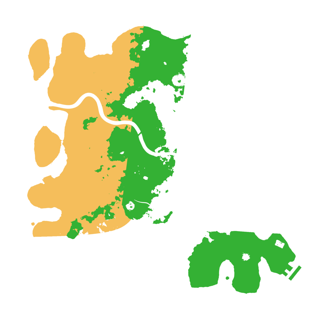 Biome Rust Map: Procedural Map, Size: 3800, Seed: 2039806687