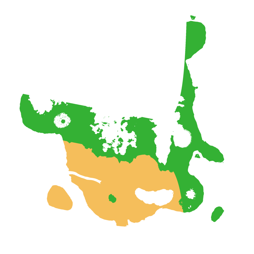 Biome Rust Map: Procedural Map, Size: 2500, Seed: 36732