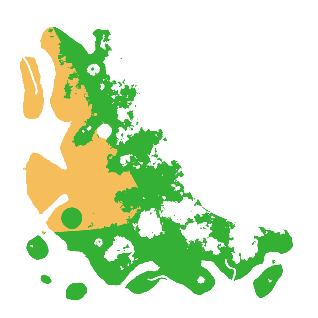 Biome Rust Map: Procedural Map, Size: 4000, Seed: 65463