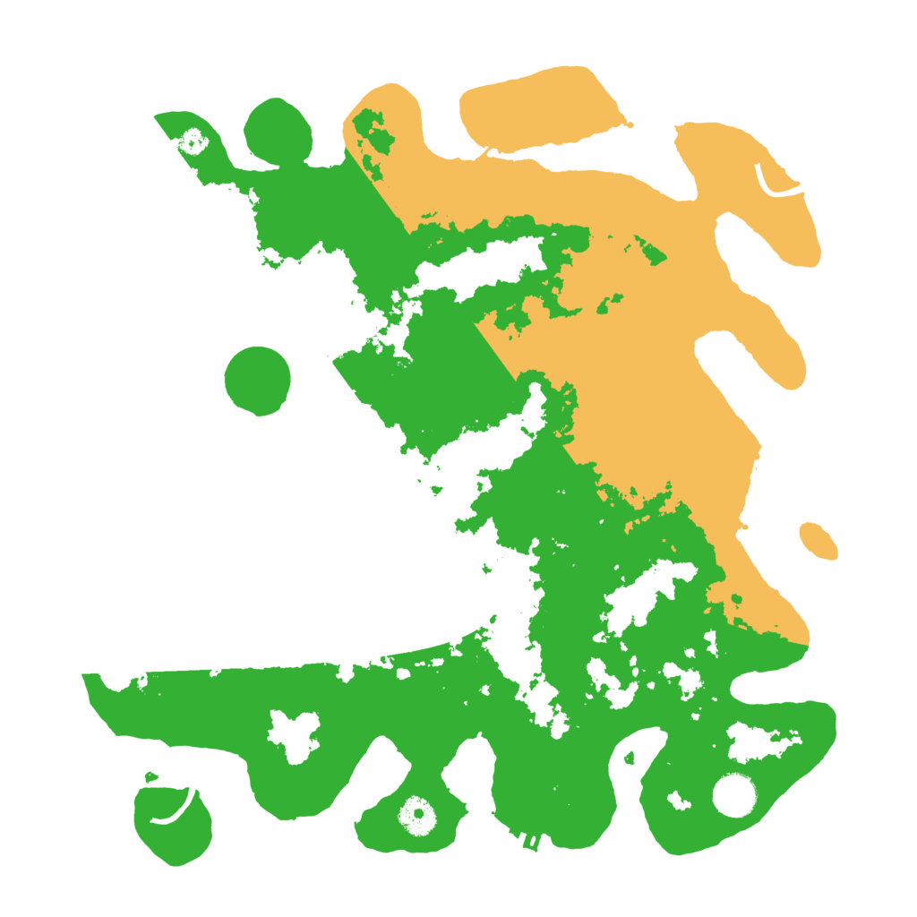 Biome Rust Map: Procedural Map, Size: 3700, Seed: 492108217