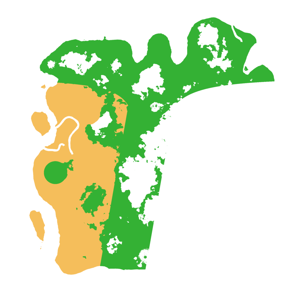 Biome Rust Map: Procedural Map, Size: 3500, Seed: 20220518