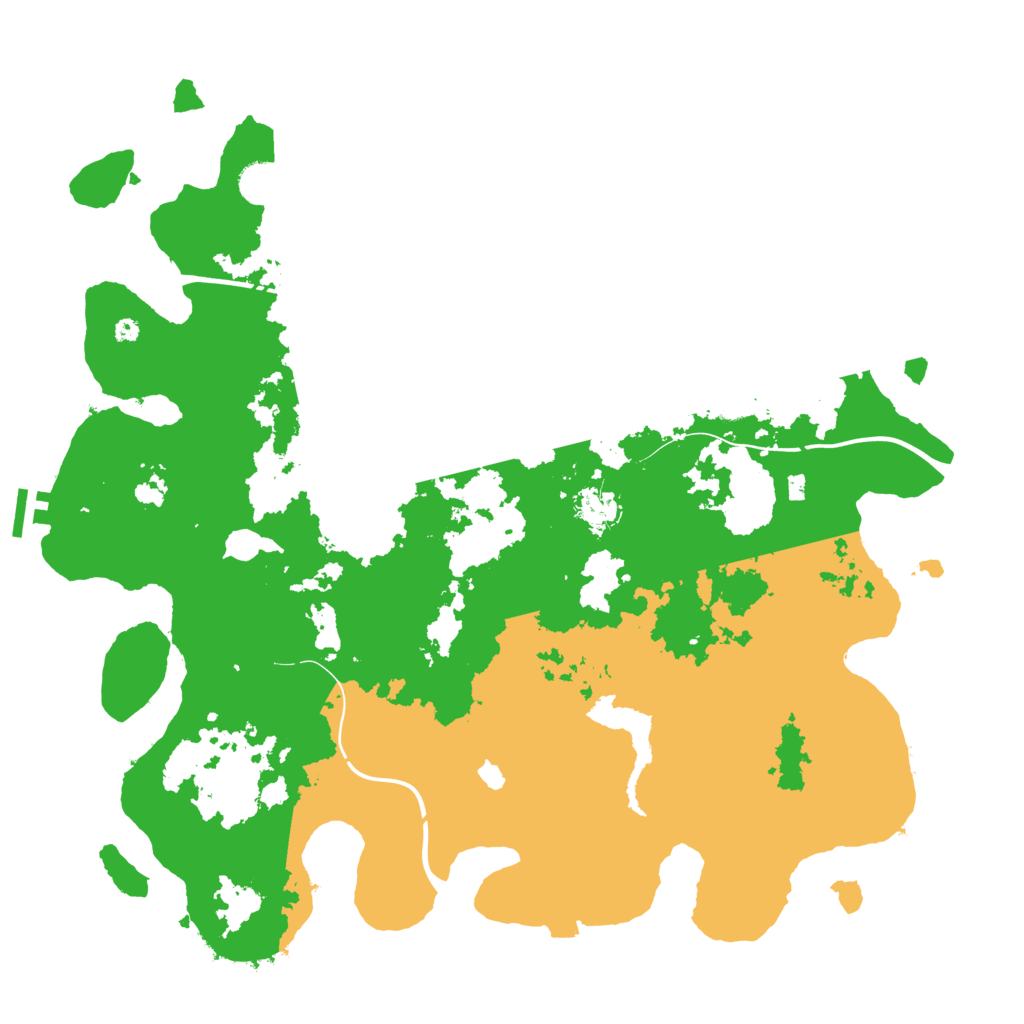 Biome Rust Map: Procedural Map, Size: 4260, Seed: 1