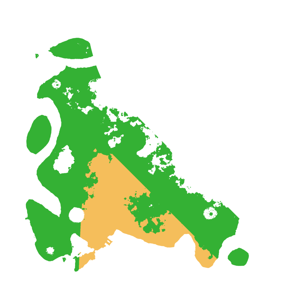 Biome Rust Map: Procedural Map, Size: 3500, Seed: 1234350788