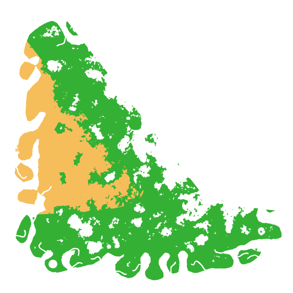 Biome Rust Map: Procedural Map, Size: 6000, Seed: 61056