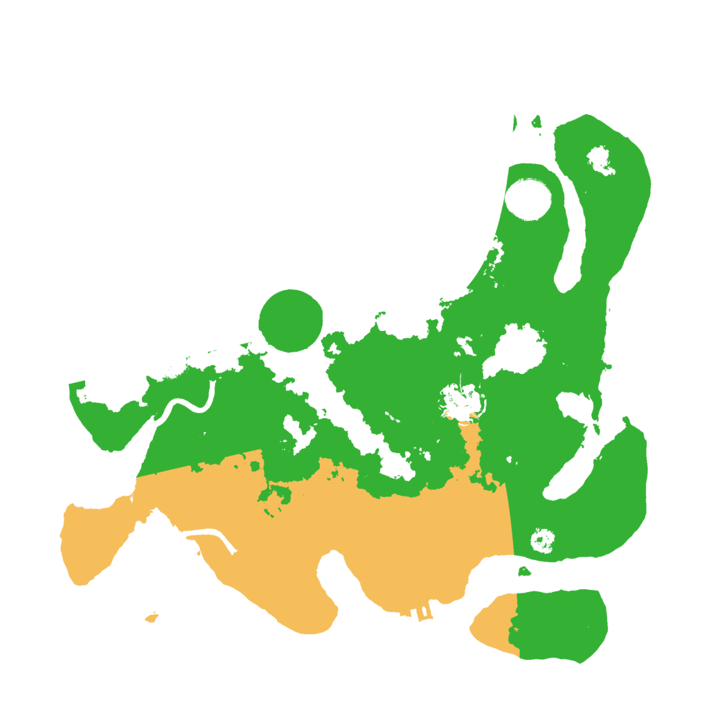 Biome Rust Map: Procedural Map, Size: 3000, Seed: 2000107763