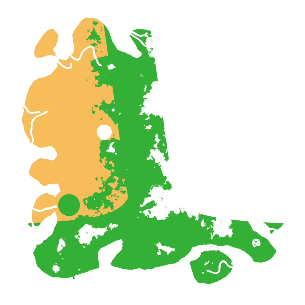 Biome Rust Map: Procedural Map, Size: 3700, Seed: 1286206199