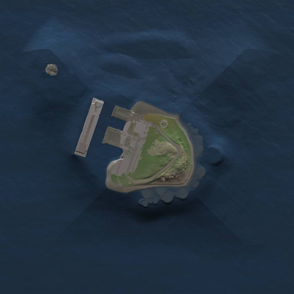 Rust Map: Procedural Map, Size: 1000, Seed: 234432, 2 Monuments