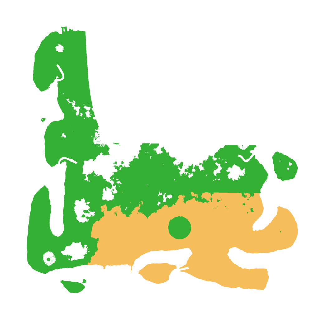 Biome Rust Map: Procedural Map, Size: 3700, Seed: 510842222