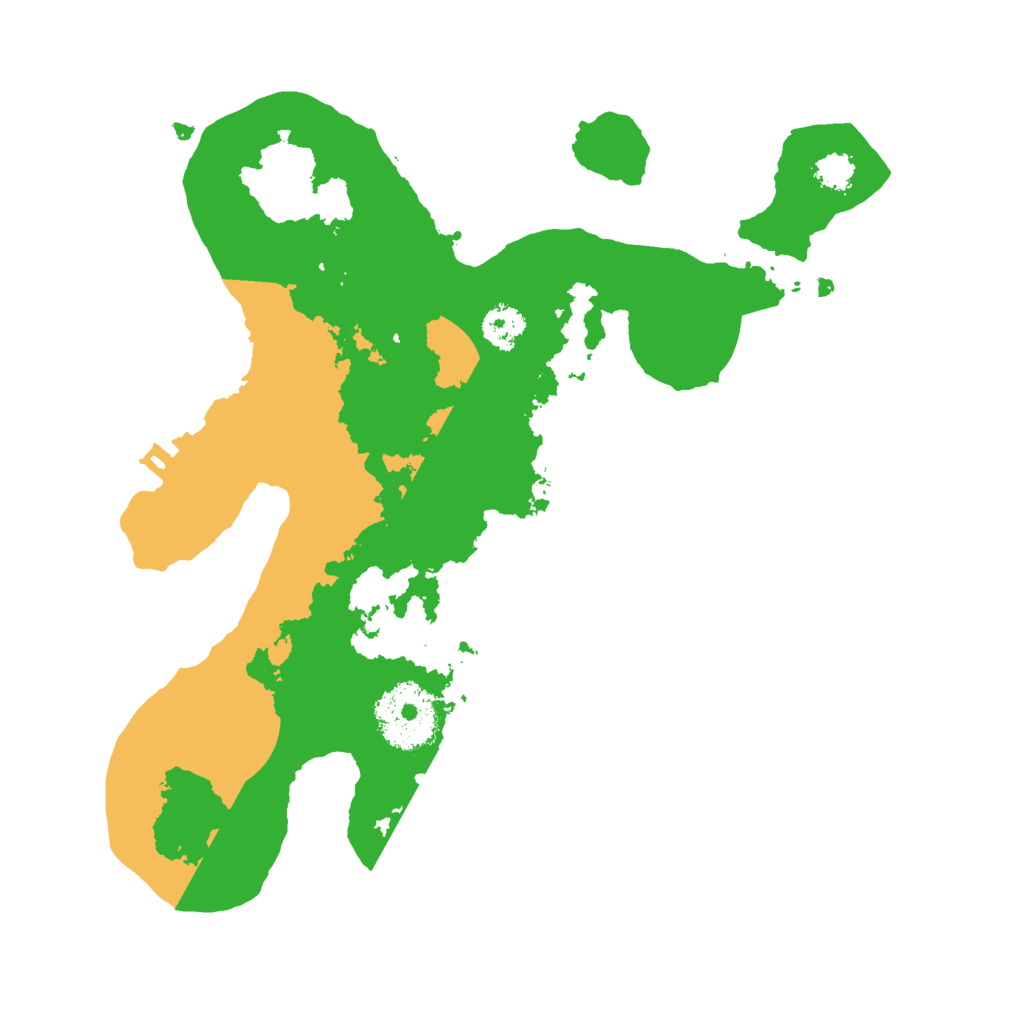 Biome Rust Map: Procedural Map, Size: 2500, Seed: 123761