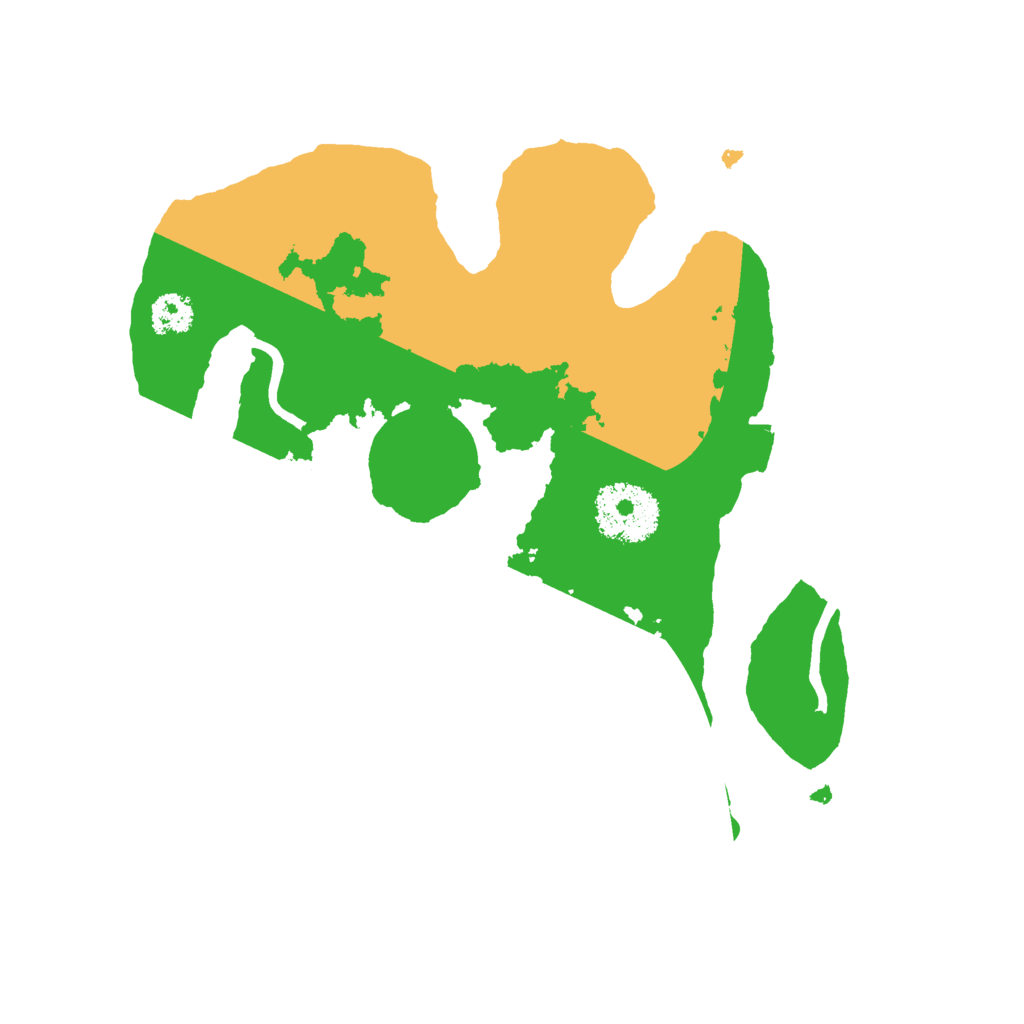 Biome Rust Map: Procedural Map, Size: 2500, Seed: 124