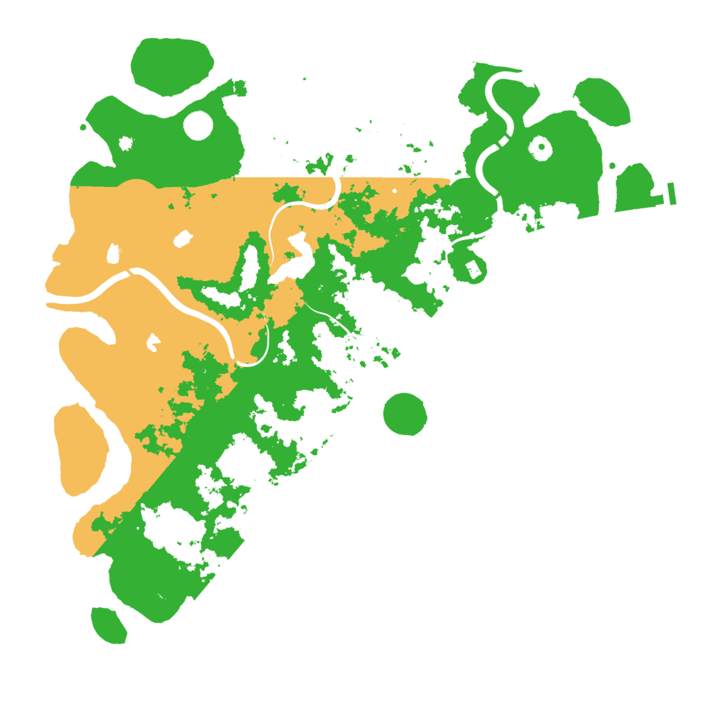 Biome Rust Map: Procedural Map, Size: 4500, Seed: 39677998