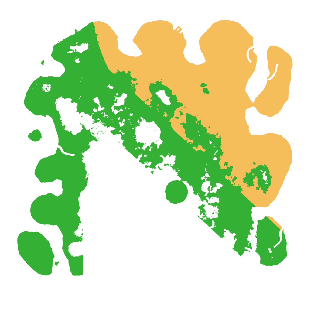 Biome Rust Map: Procedural Map, Size: 3700, Seed: 180724668