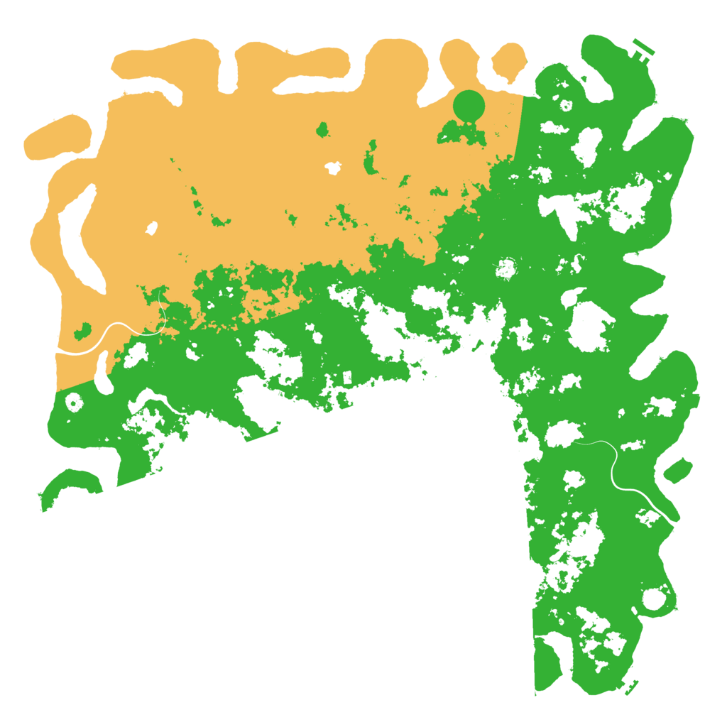 Biome Rust Map: Procedural Map, Size: 6000, Seed: 1290075