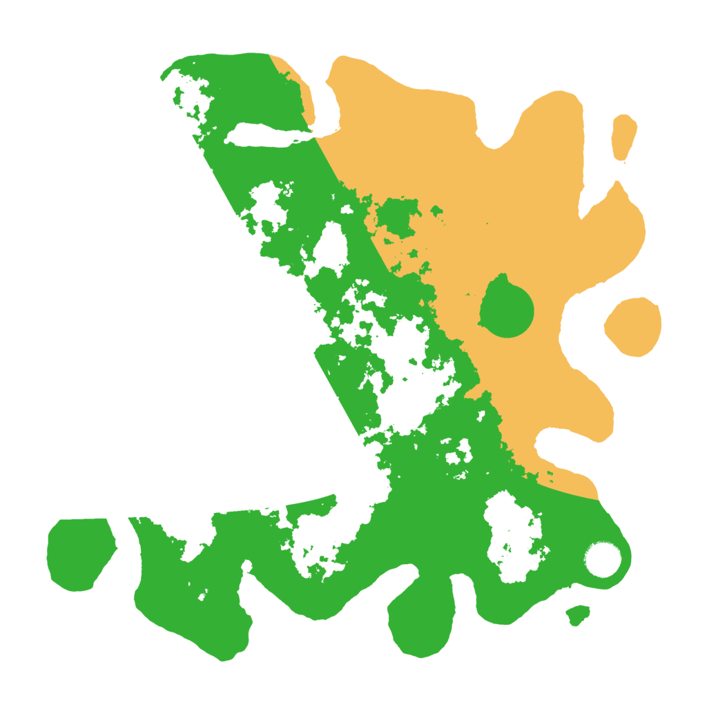 Biome Rust Map: Barren, Size: 3500, Seed: 102607916