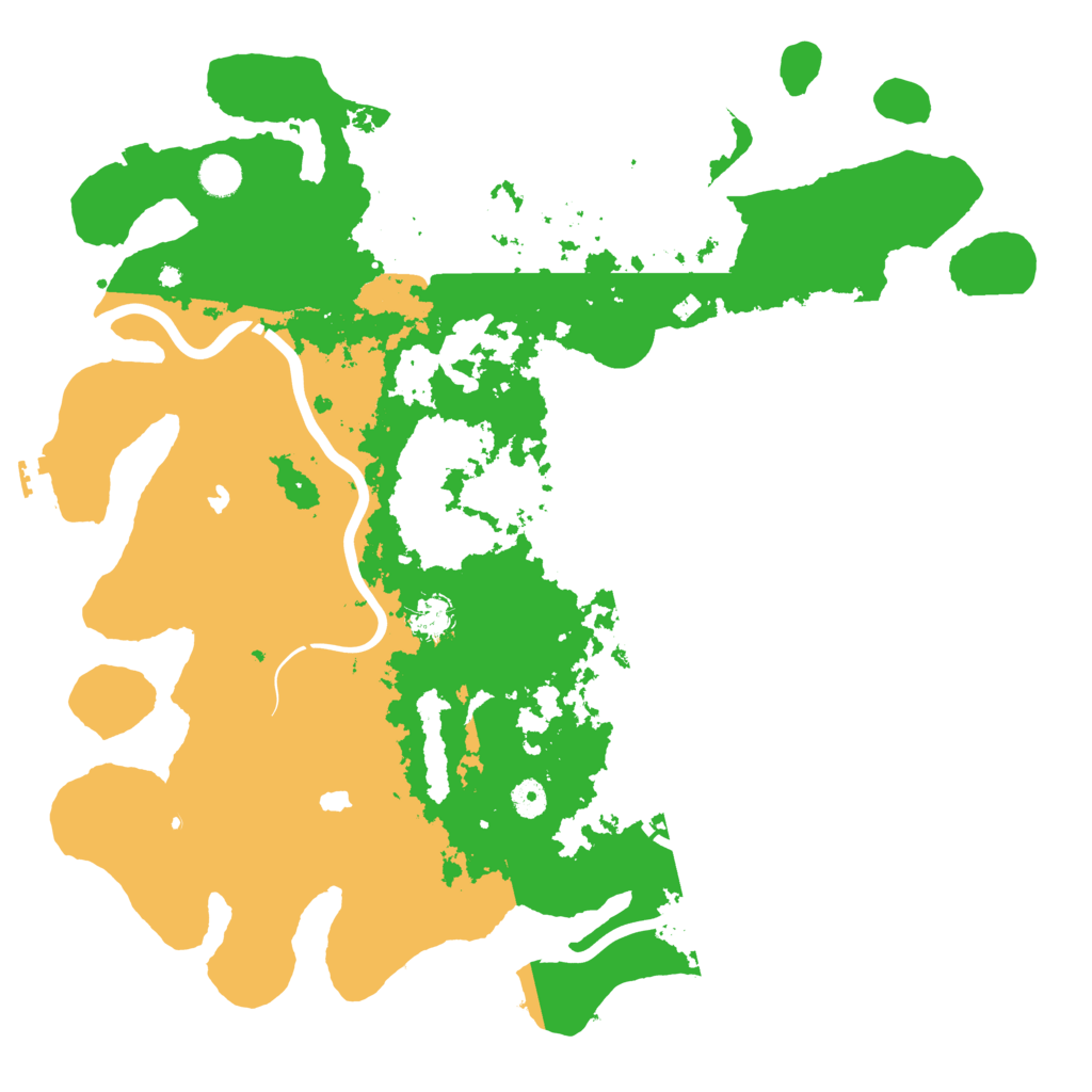 Biome Rust Map: Procedural Map, Size: 4500, Seed: 1358403567