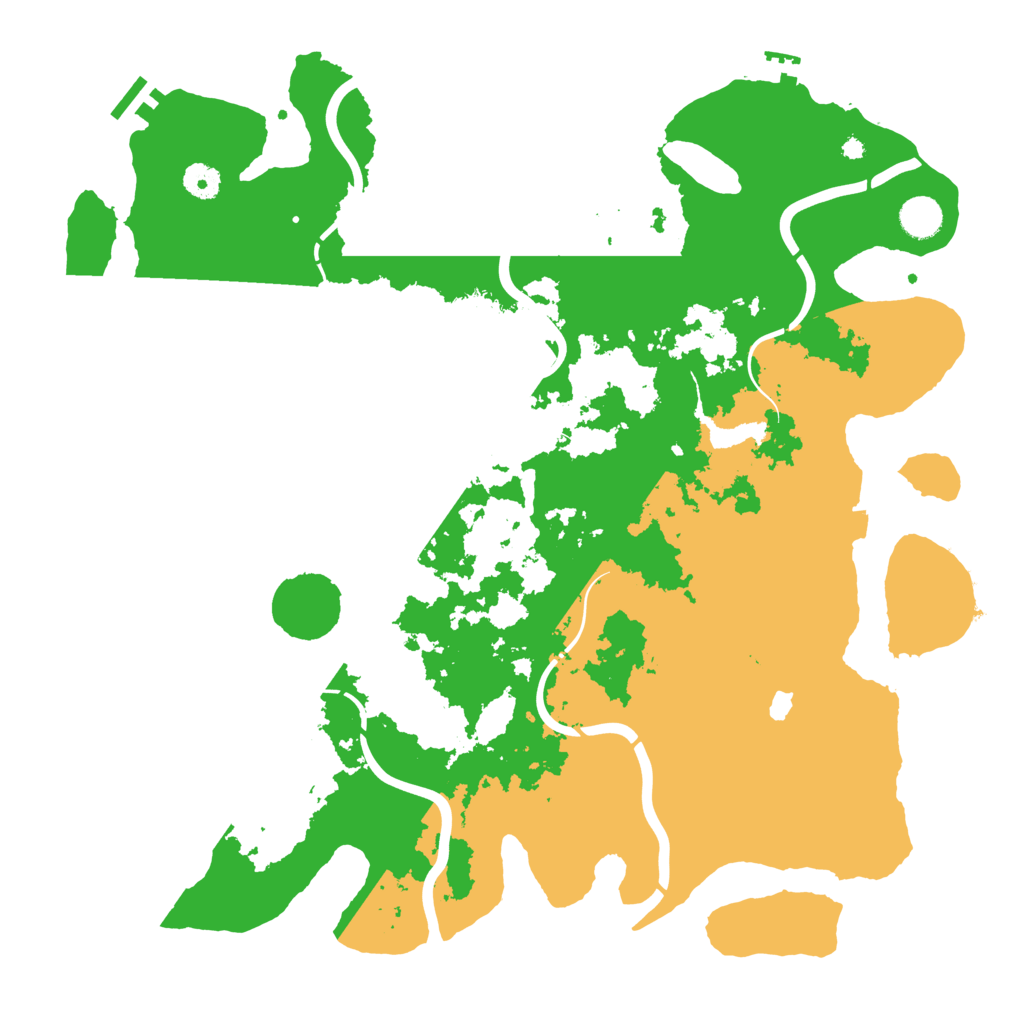 Biome Rust Map: Procedural Map, Size: 4250, Seed: 968374193
