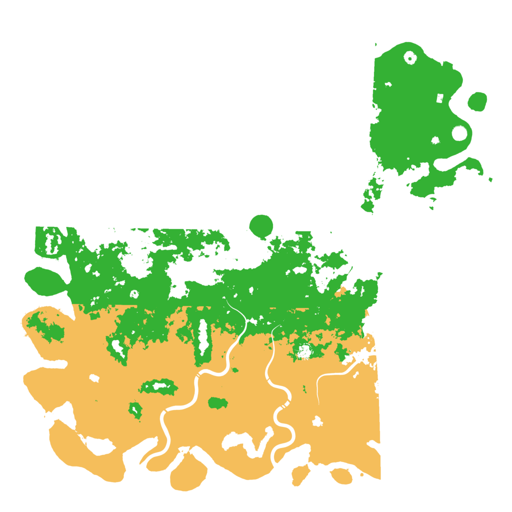 Biome Rust Map: Procedural Map, Size: 6000, Seed: 11432196