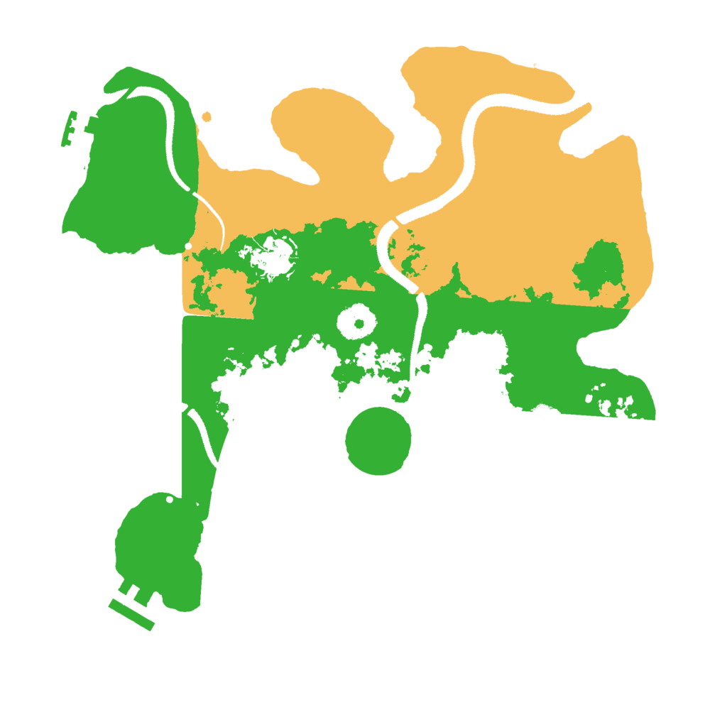 Biome Rust Map: Procedural Map, Size: 3000, Seed: 272353271