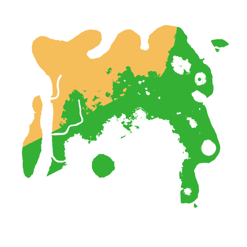 Biome Rust Map: Procedural Map, Size: 3000, Seed: 434732668