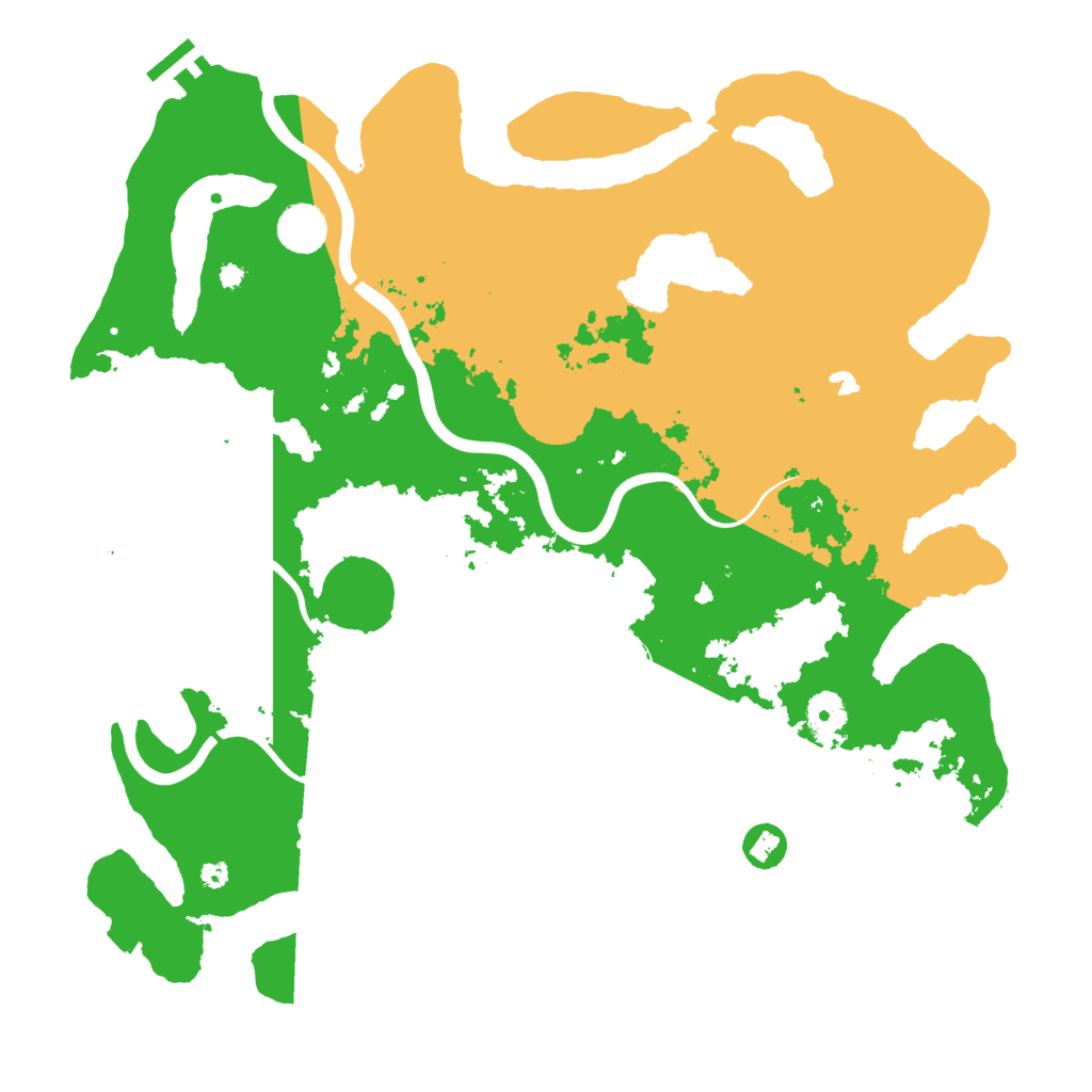 Biome Rust Map: Procedural Map, Size: 4000, Seed: 38943560