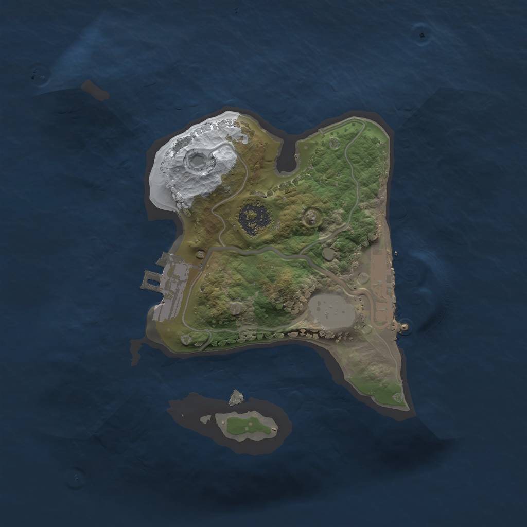 Rust Map: Procedural Map, Size: 1700, Seed: 21, 7 Monuments