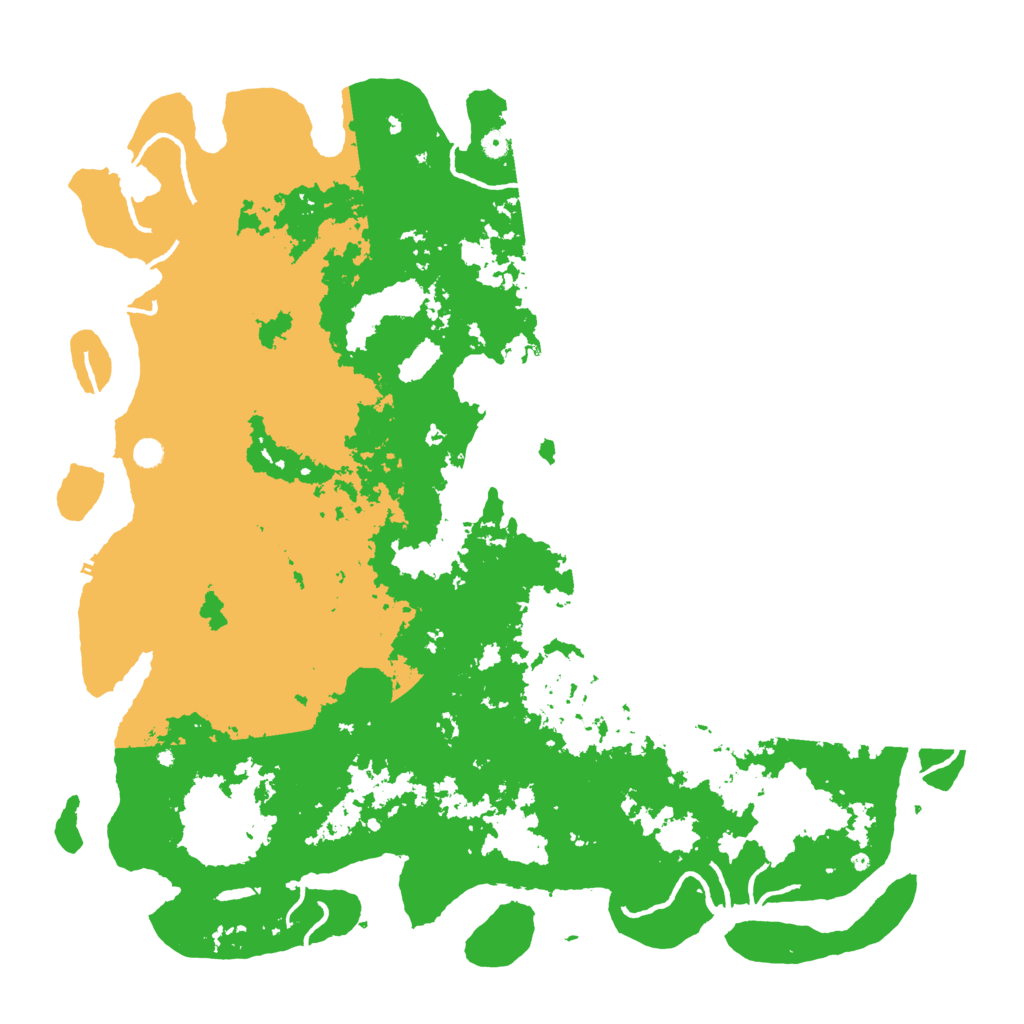 Biome Rust Map: Procedural Map, Size: 6000, Seed: 435356346
