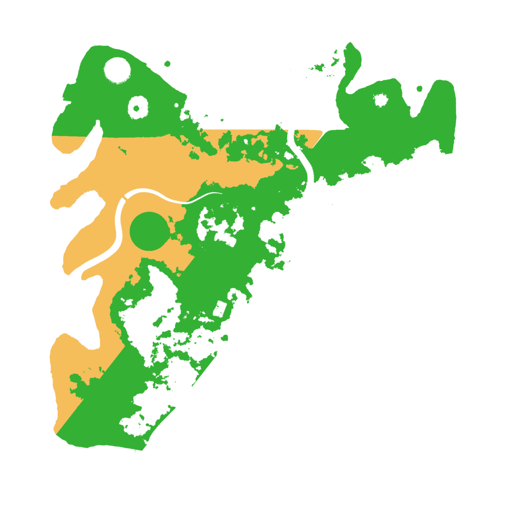 Biome Rust Map: Procedural Map, Size: 3500, Seed: 1575566299