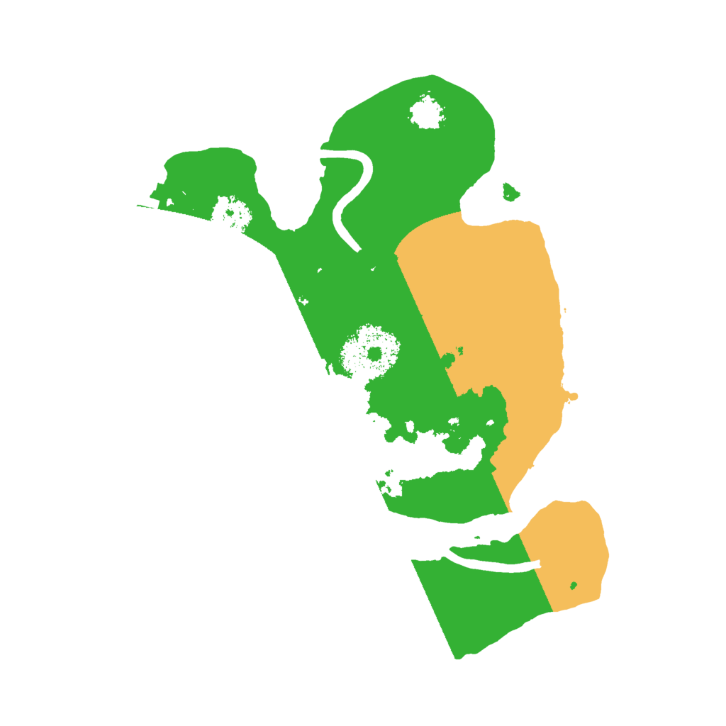 Biome Rust Map: Procedural Map, Size: 2000, Seed: 10498