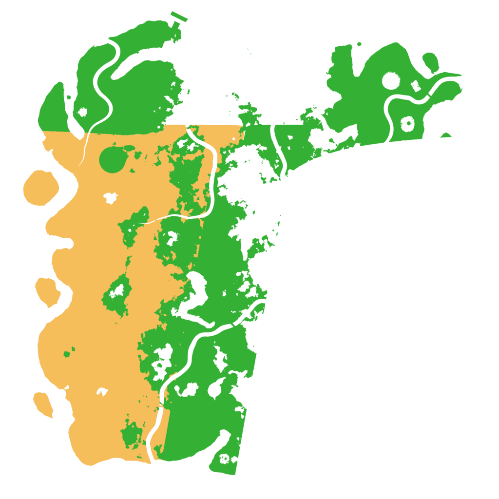 Biome Rust Map: Procedural Map, Size: 5000, Seed: 20220518