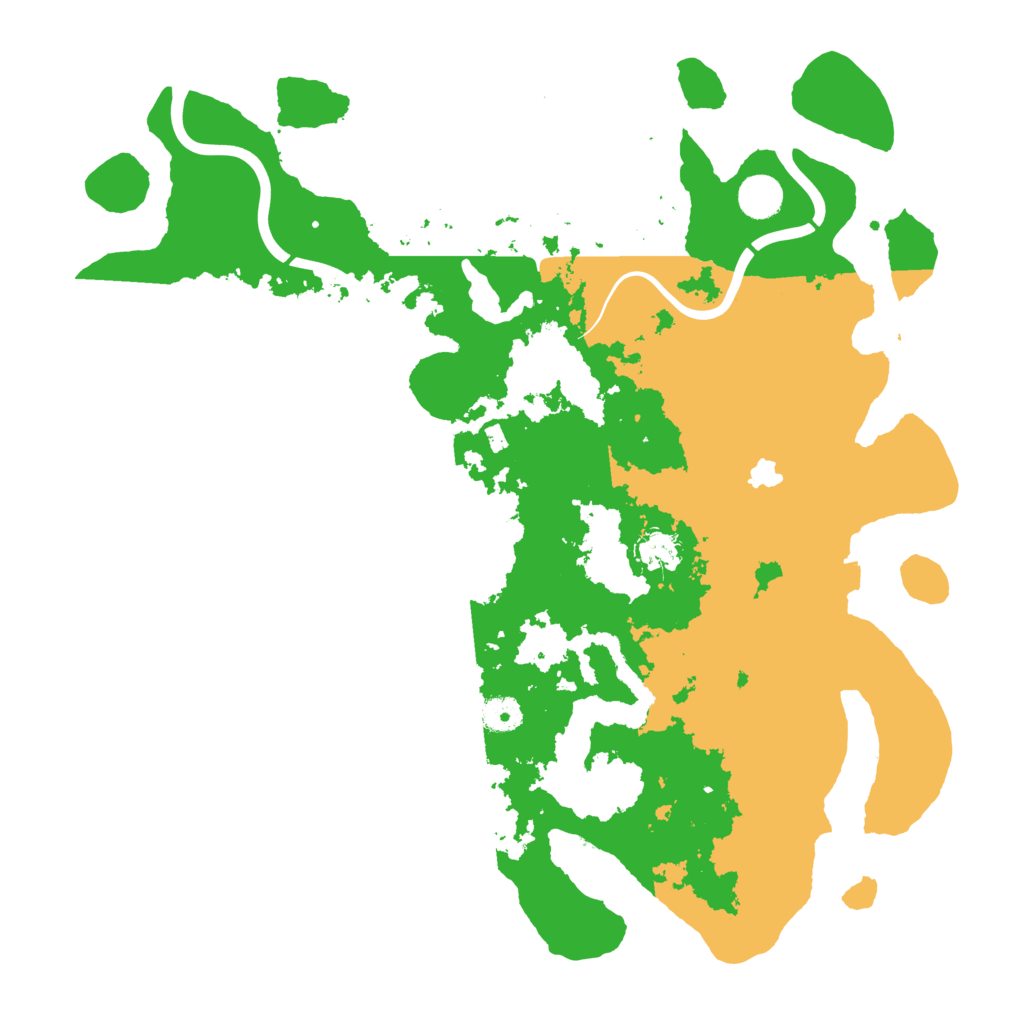 Biome Rust Map: Procedural Map, Size: 4200, Seed: 2025324733