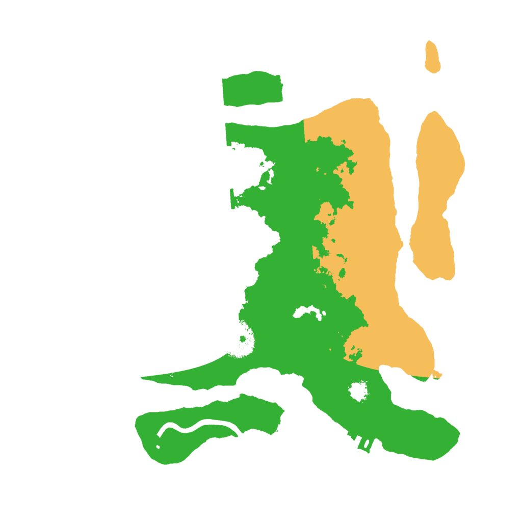 Biome Rust Map: Procedural Map, Size: 2500, Seed: 137854