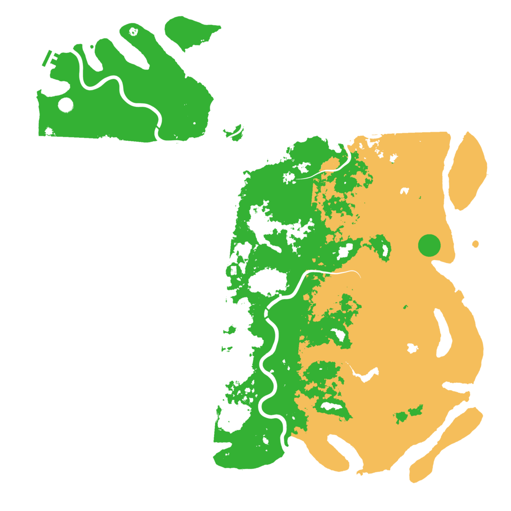 Biome Rust Map: Procedural Map, Size: 6000, Seed: 398115527