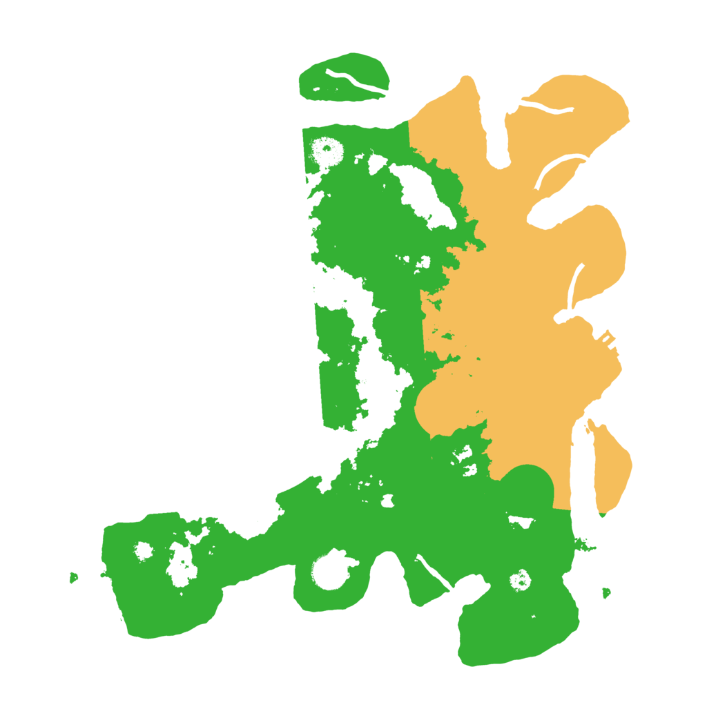 Biome Rust Map: Procedural Map, Size: 3500, Seed: 352255235