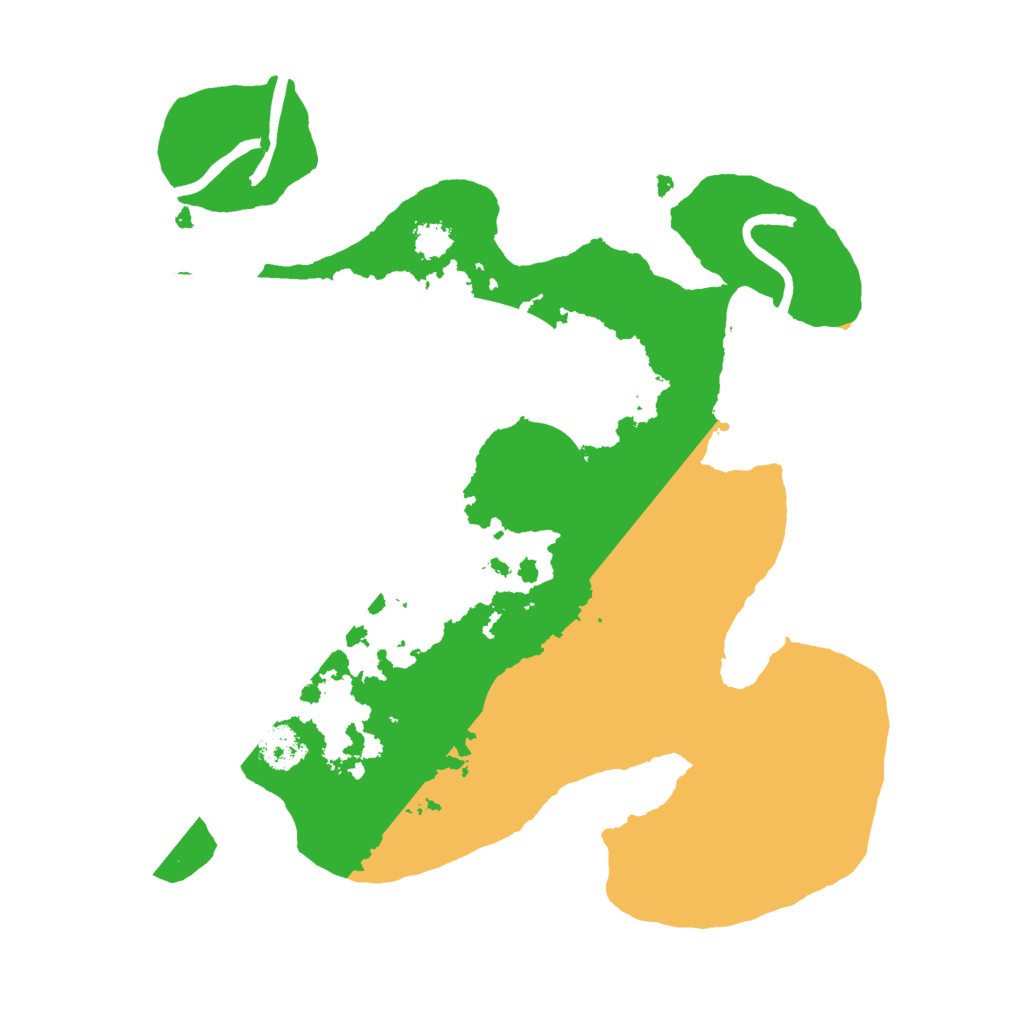 Biome Rust Map: Procedural Map, Size: 2500, Seed: 40596739