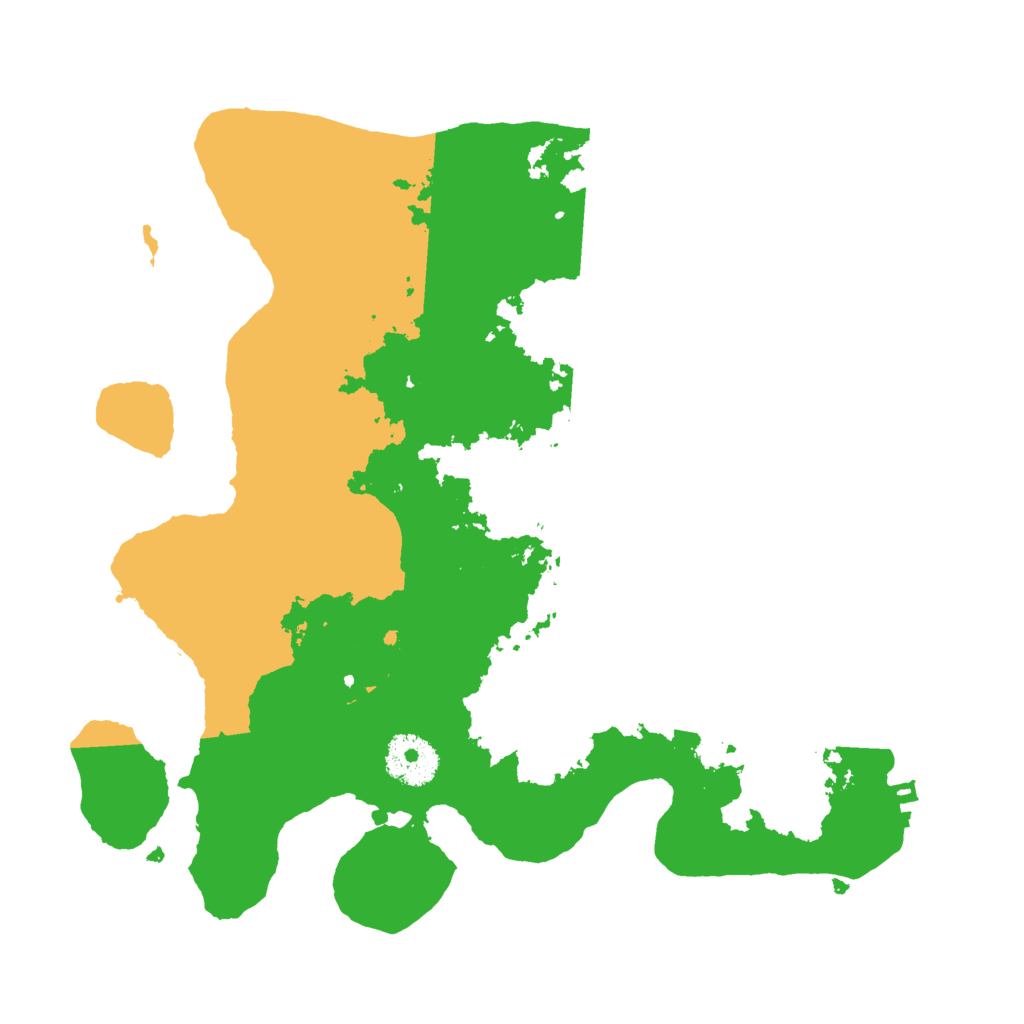 Biome Rust Map: Procedural Map, Size: 3000, Seed: 33599
