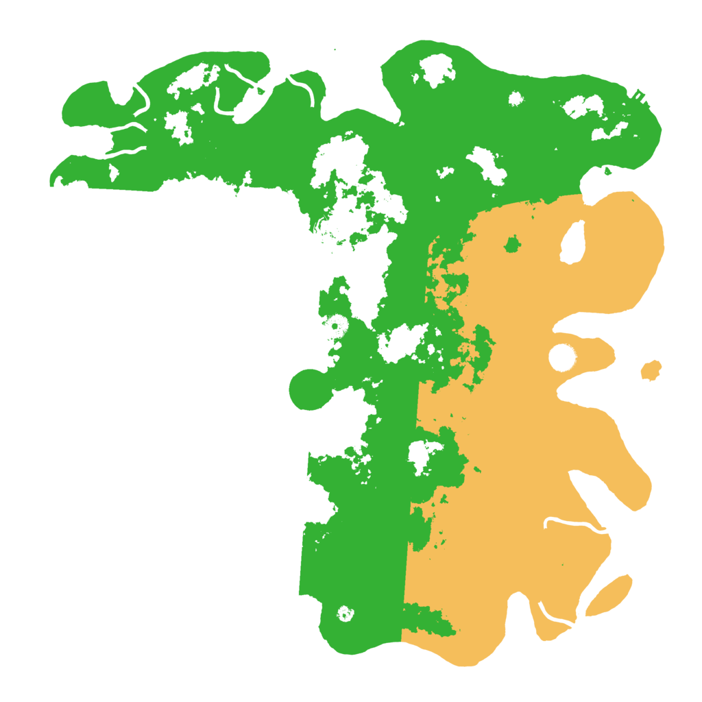 Biome Rust Map: Procedural Map, Size: 4500, Seed: 109310384