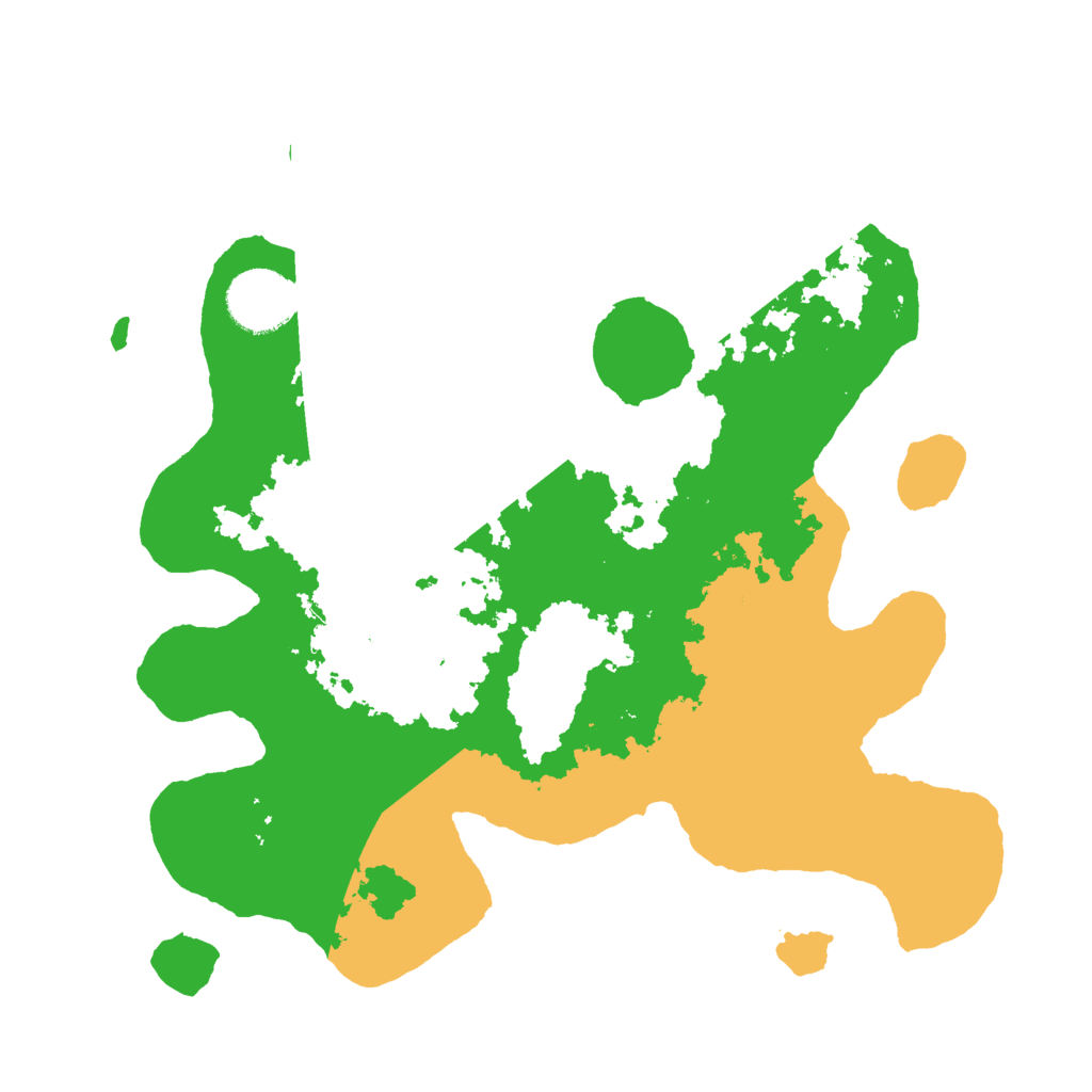 Biome Rust Map: Barren, Size: 3000, Seed: 664264996