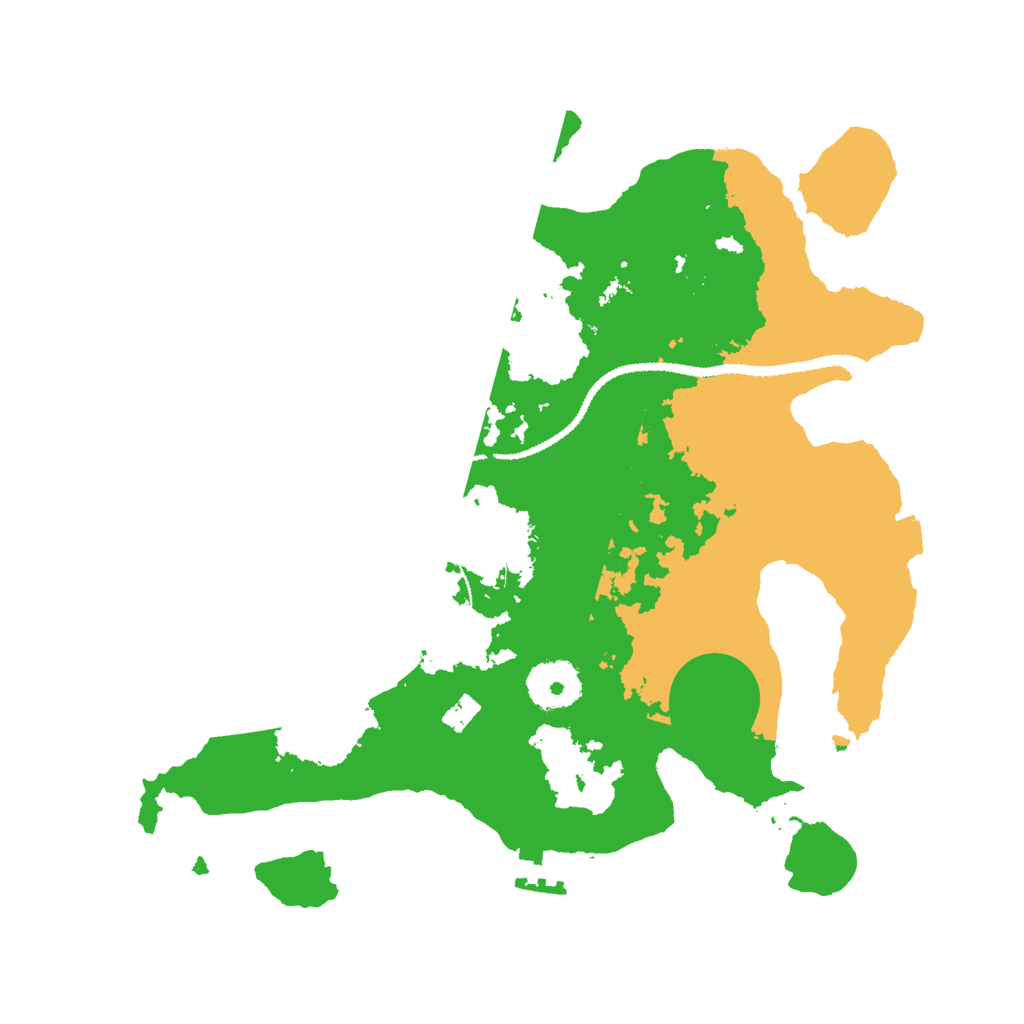 Biome Rust Map: Procedural Map, Size: 3000, Seed: 389782236