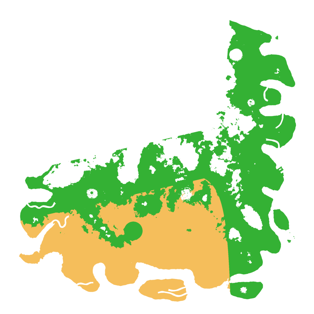 Biome Rust Map: Procedural Map, Size: 4500, Seed: 2000107763
