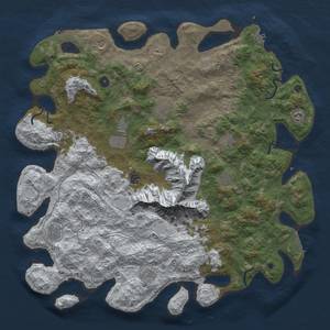 Thumbnail Rust Map: Procedural Map, Size: 5000, Seed: 60, 20 Monuments