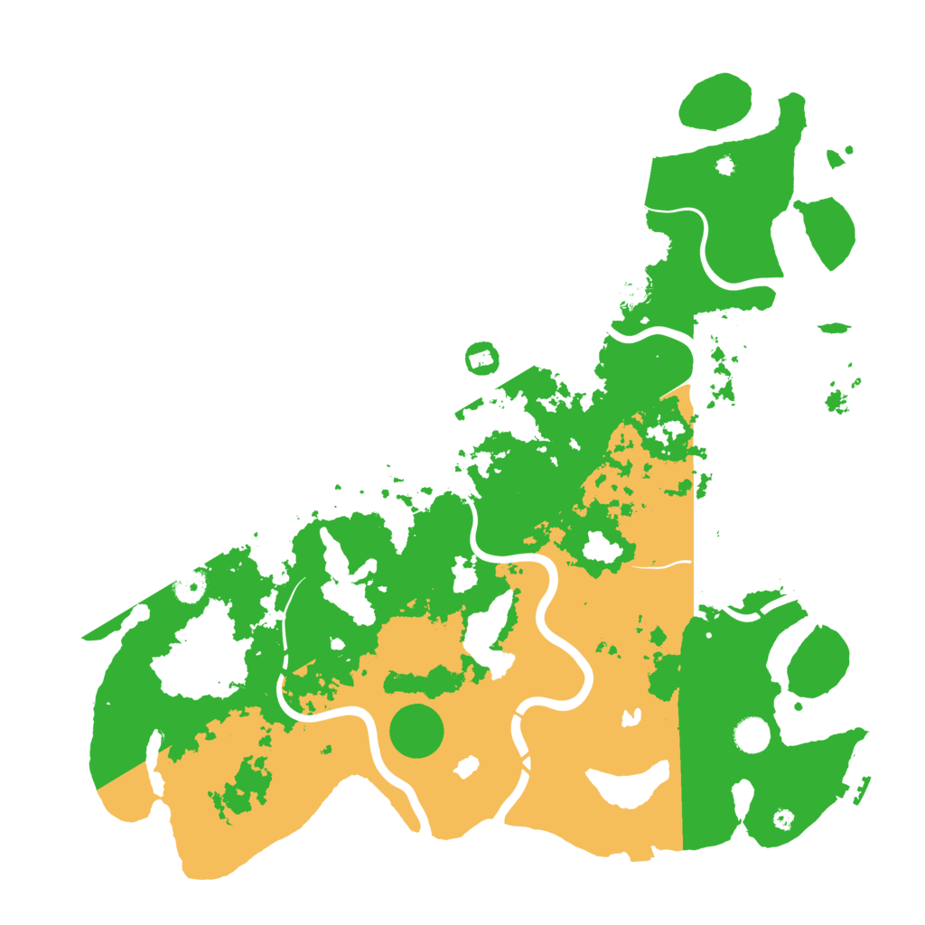 Biome Rust Map: Procedural Map, Size: 4500, Seed: 1629290520